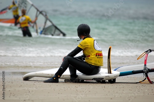 compétition de planche à voile