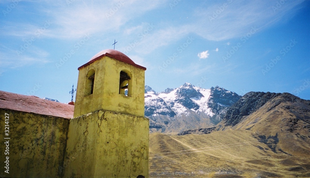 a church high in the andes