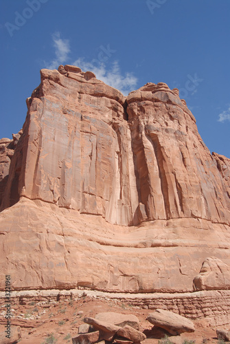 the organ rock at arches national park, u.s.a.
