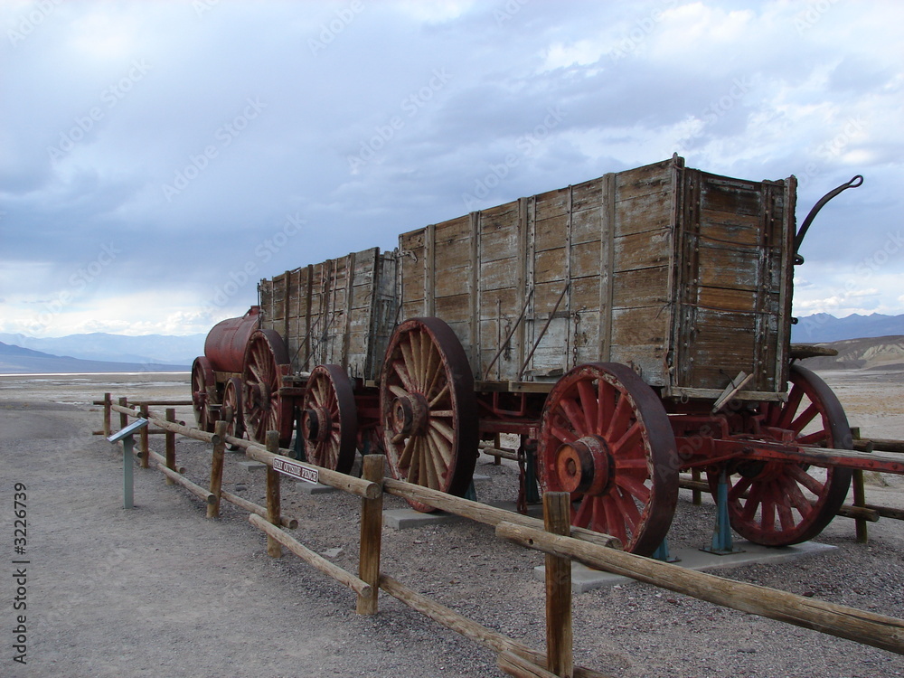 Twenty Mule Borax Wagon in Death Valley