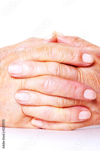 eldery woman's hands
