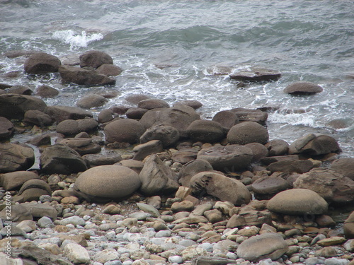 round boulders waiting to go swimming