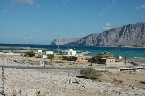 a fishing village, a mountain and the indian ocean