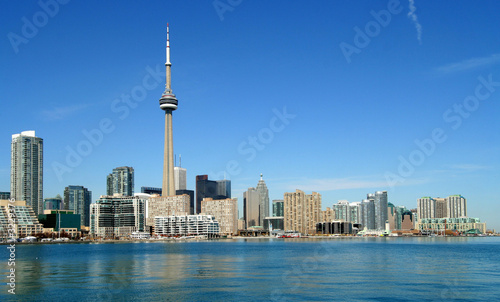 toronto skyline, western view