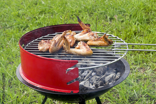 grilling chicken