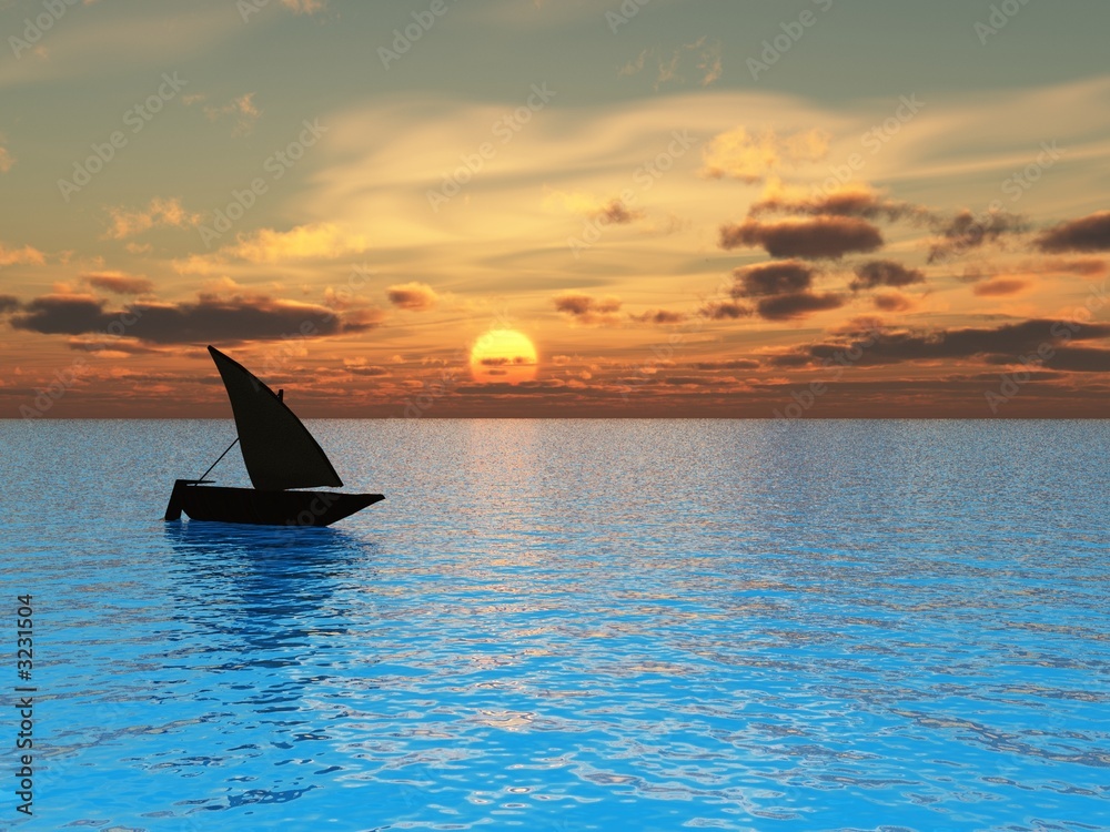 Obraz premium small boat