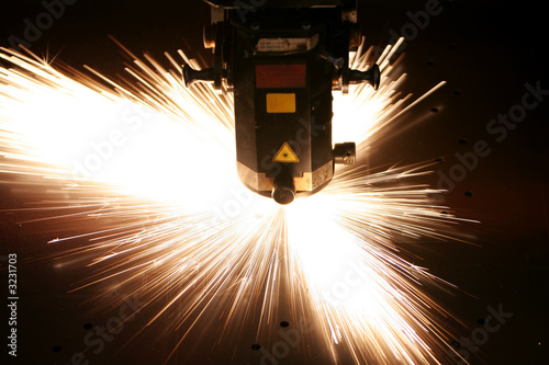 laser close-up