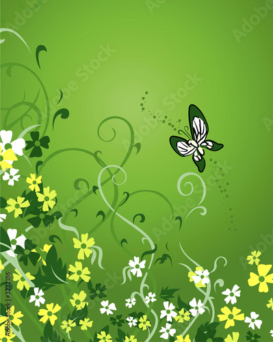 abstract floral background