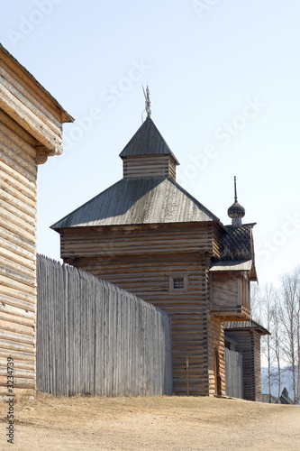 towers and walls of ilim "ostrog" © Andrey Semenov