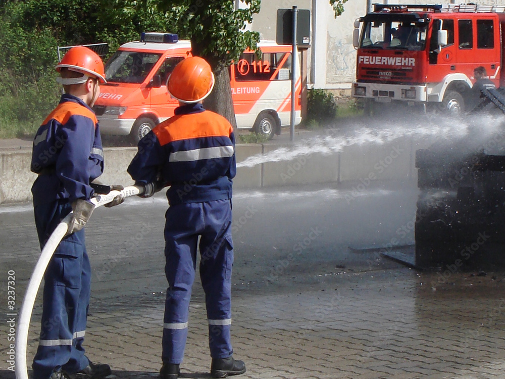 Fototapeta premium fire brigade child 11
