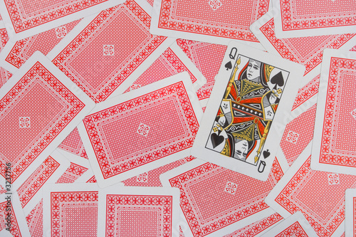 queen on playing cards