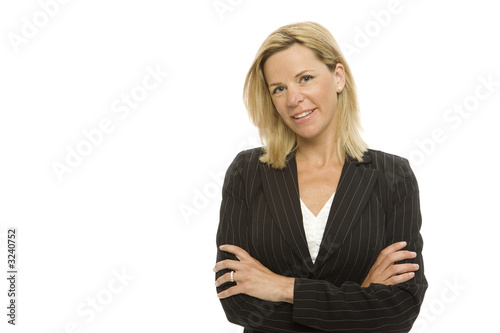 businesswoman with confidence