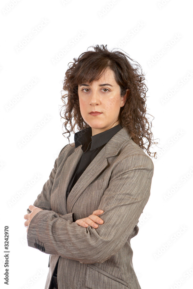 serious business woman