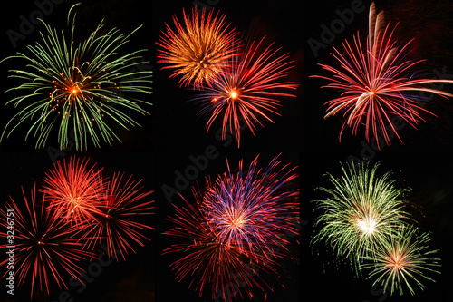 six fireworks