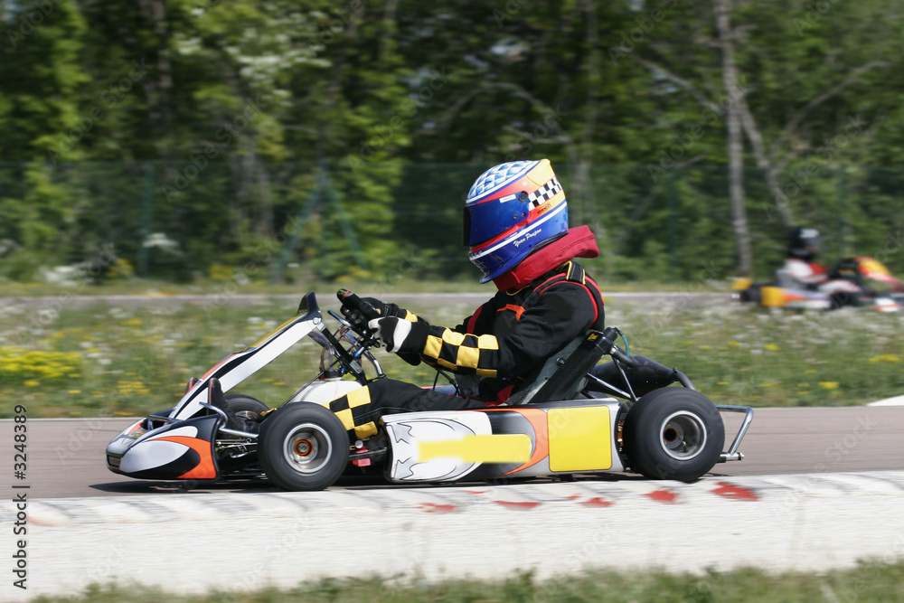 pilote de karting
