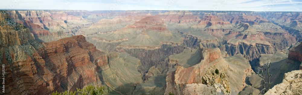 grand canyon panorama at noon