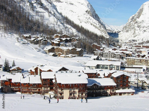 station de ski, alpes photo