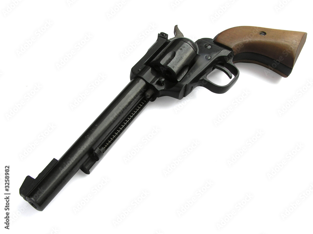1183 - revolver cowboy (détourage inclus)