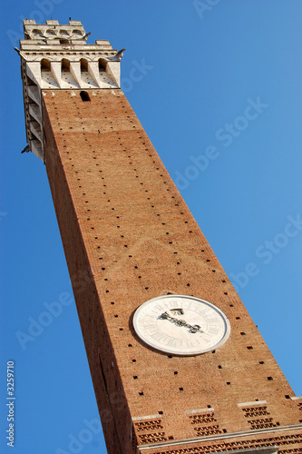 siena, torre del mangia