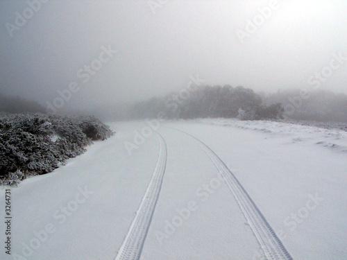 snow road