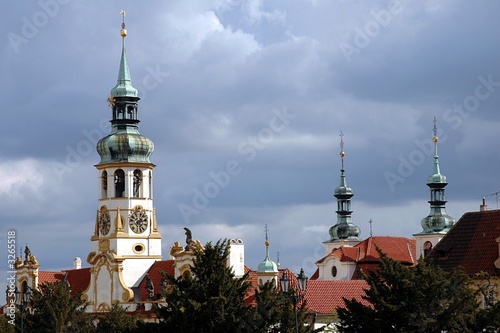 Canvas Print toits de prague