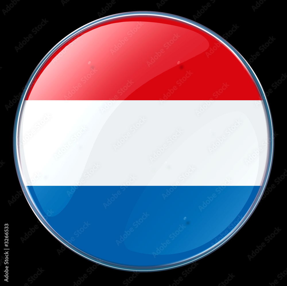 luxemborg flag button