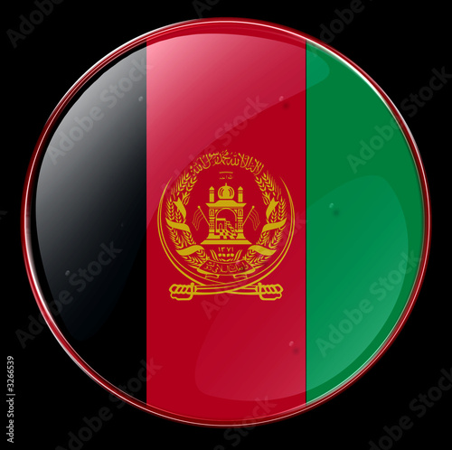 afghanistan flag button