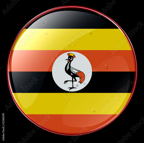 Free Download uganda flag button - GFXLoad