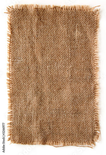 Schilderij op canvas burlap canvas
