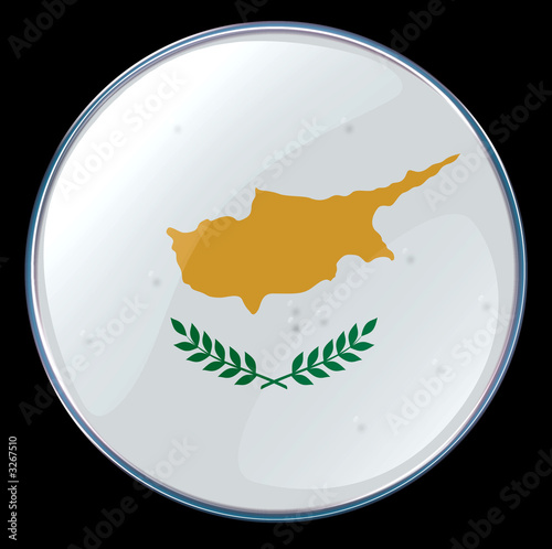 cyprus flag button