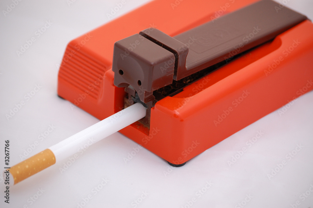 zigaretten stopfer maschine Stock Photo