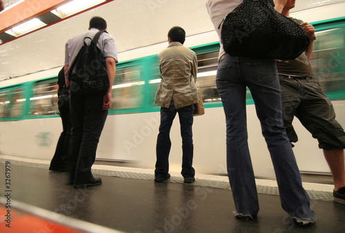 Canvas Print paris subway