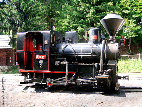 historical steam engine photo