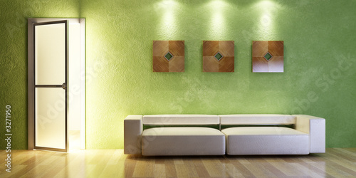 Fototapeta Naklejka Na Ścianę i Meble -  modern couch 3d rendering