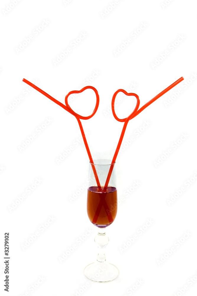 drinking straws in glass drinking straws in glass
