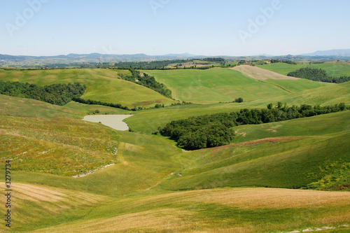 paesaggio da asciano, crete senesi