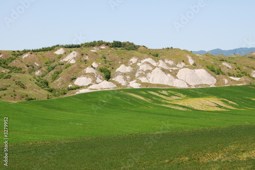 paesaggio da asciano, crete senesi