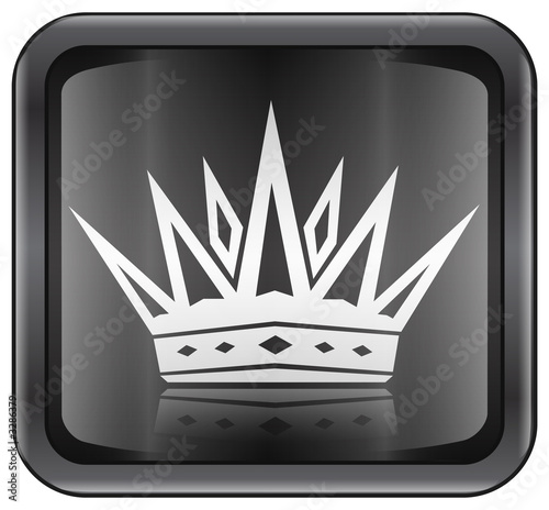 crown icon. (with clipping path) photo