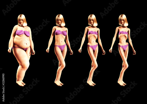 Tableau sur toile fat to thin 1