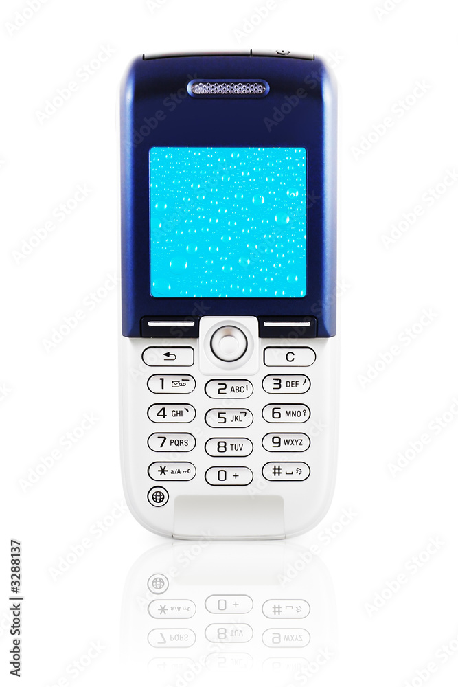 mobile phone (isolated on white) mobile phone (isolated on white)