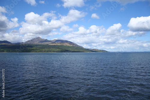 coastline of the isle of arran scotland