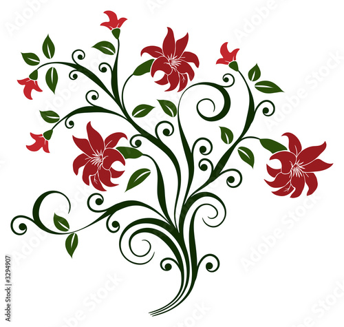 floral element for design