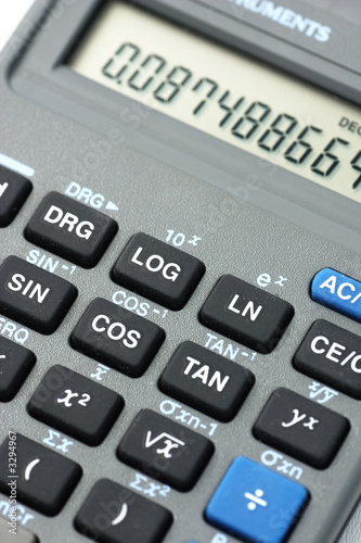 calculator close up
