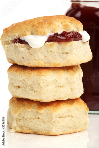 scones and pot of jam