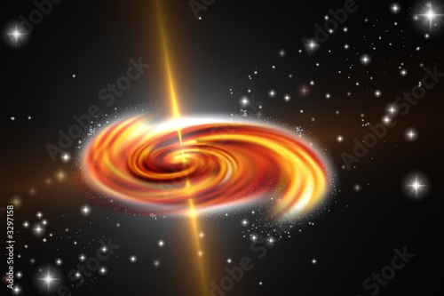 Canvastavla black hole in a galaxi