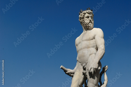 fountain the neptune italy florence.