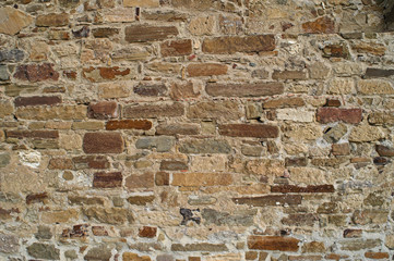 Fototapete Steine Textur der alten Steinmauer im Fort von Xiv Centu  © Valerii Kaliuzhnyi
