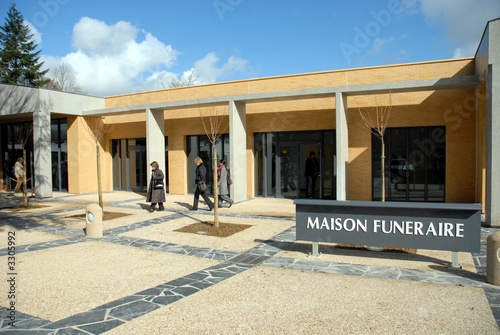 Bild auf Leinwand maison funeraire