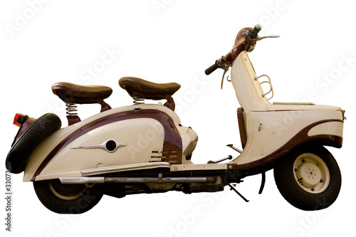 vintage motor scooter