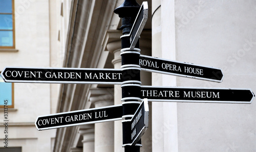 covent garden direction sign photo